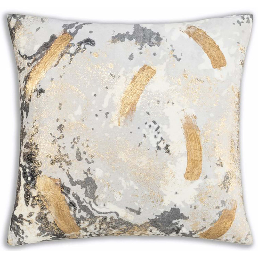 Lahana Pillow, Ivory/Grey