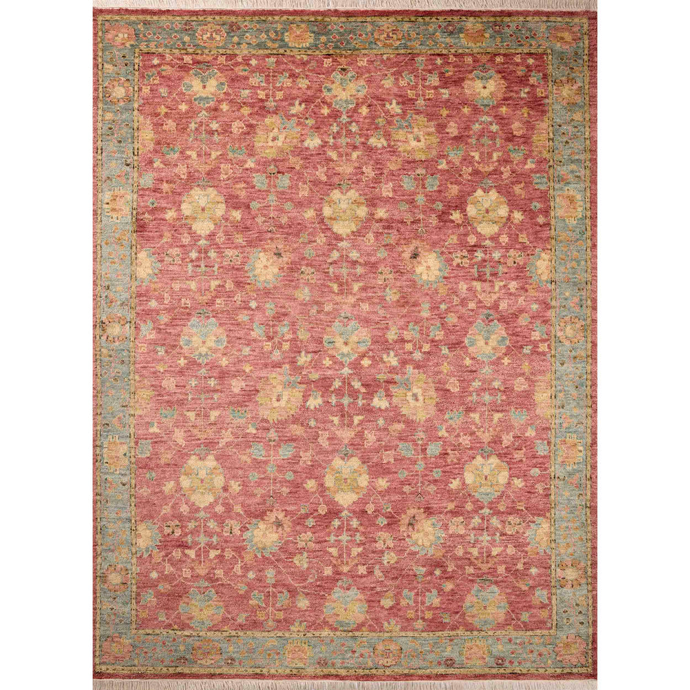 Magnolia Home by Joanna Gaines × Loloi Rug Lucille LCE-01, Berry/Sky