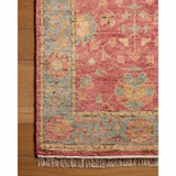 Magnolia Home by Joanna Gaines × Loloi Rug Lucille LCE-01, Berry/Sky