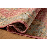 Magnolia Home by Joanna Gaines × Loloi Rug Lucille LCE-01, Berry/Sky