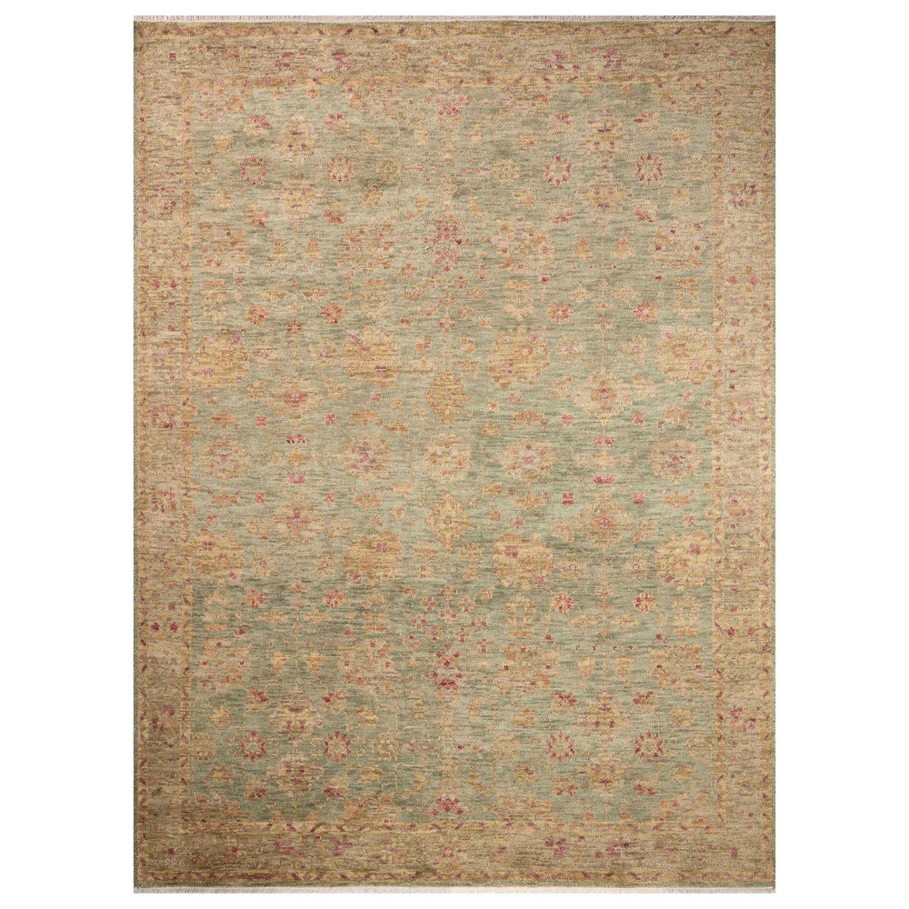 Magnolia Home by Joanna Gaines × Loloi Rug Lucille LCE-02, Green/Sunset