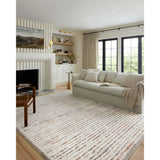 Loloi Rug Levitt Shag LEV-01, Ivory/Multi-Rugs1-High Fashion Home