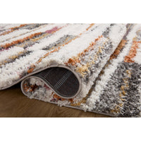 Loloi Rug Levitt Shag LEV-03, Ivory/Sunset