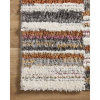 Loloi Rug Levitt Shag LEV-03, Ivory/Sunset