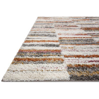 Loloi Rug Levitt Shag LEV-03, Ivory/Sunset