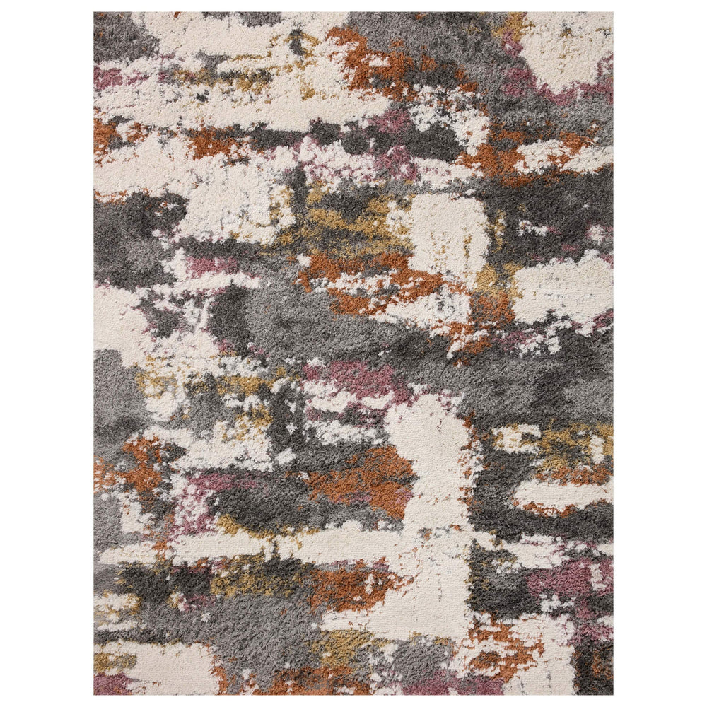 Loloi Rug Levitt Shag LEV-04, Grey/Multi