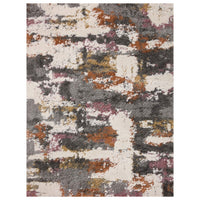 Loloi Rug Levitt Shag LEV-04, Grey/Multi