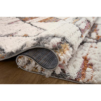 Loloi Rug Levitt Shag LEV-05, Ivory/Fiesta