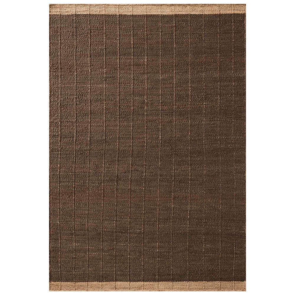Magnolia Home by Joanna Gaines × Loloi Rug Laken LKN-01, Chocolate/Natural