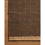 Magnolia Home by Joanna Gaines × Loloi Rug Laken LKN-01, Chocolate/Natural