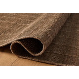 Magnolia Home by Joanna Gaines × Loloi Rug Laken LKN-01, Chocolate/Natural