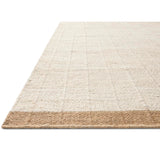 Magnolia Home by Joanna Gaines × Loloi Rug Laken LKN-01, Ivory/Natural