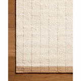 Magnolia Home by Joanna Gaines × Loloi Rug Laken LKN-01, Ivory/Natural