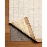 Magnolia Home by Joanna Gaines × Loloi Rug Laken LKN-01, Ivory/Natural