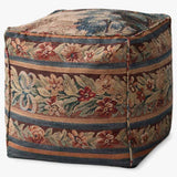 Tapestry Pouf, Multi