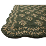 Rifle Paper Co. x Loloi Rug Lisette LST-01, Forest/Oatmeal
