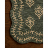 Rifle Paper Co. x Loloi Rug Lisette LST-01, Forest/Oatmeal