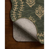 Rifle Paper Co. x Loloi Rug Lisette LST-01, Forest/Oatmeal