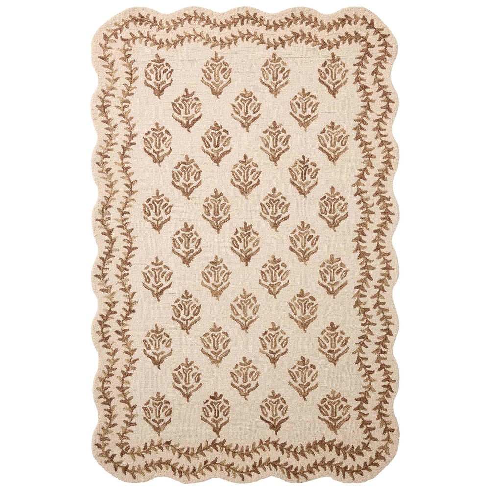 Rifle Paper Co. x Loloi Rug Lisette LST-01, Ivory/Natural