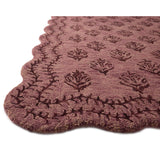 Rifle Paper Co. x Loloi Rug Lisette LST-01, Plum/Dark Plum
