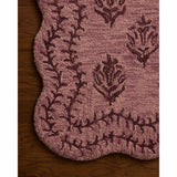 Rifle Paper Co. x Loloi Rug Lisette LST-01, Plum/Dark Plum