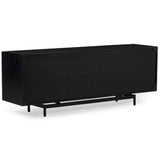 Louisiana Luxe Media Console, Charcoal