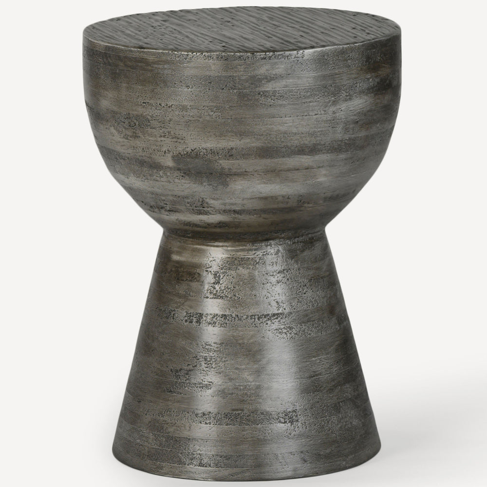 Hewn Medium Side Table, Grey