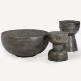Hewn Medium Side Table, Grey