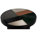 Binocular Side Table, Black