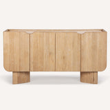 Polaris Sideboard, Cerused Oak-Furniture - Storage-High Fashion Home