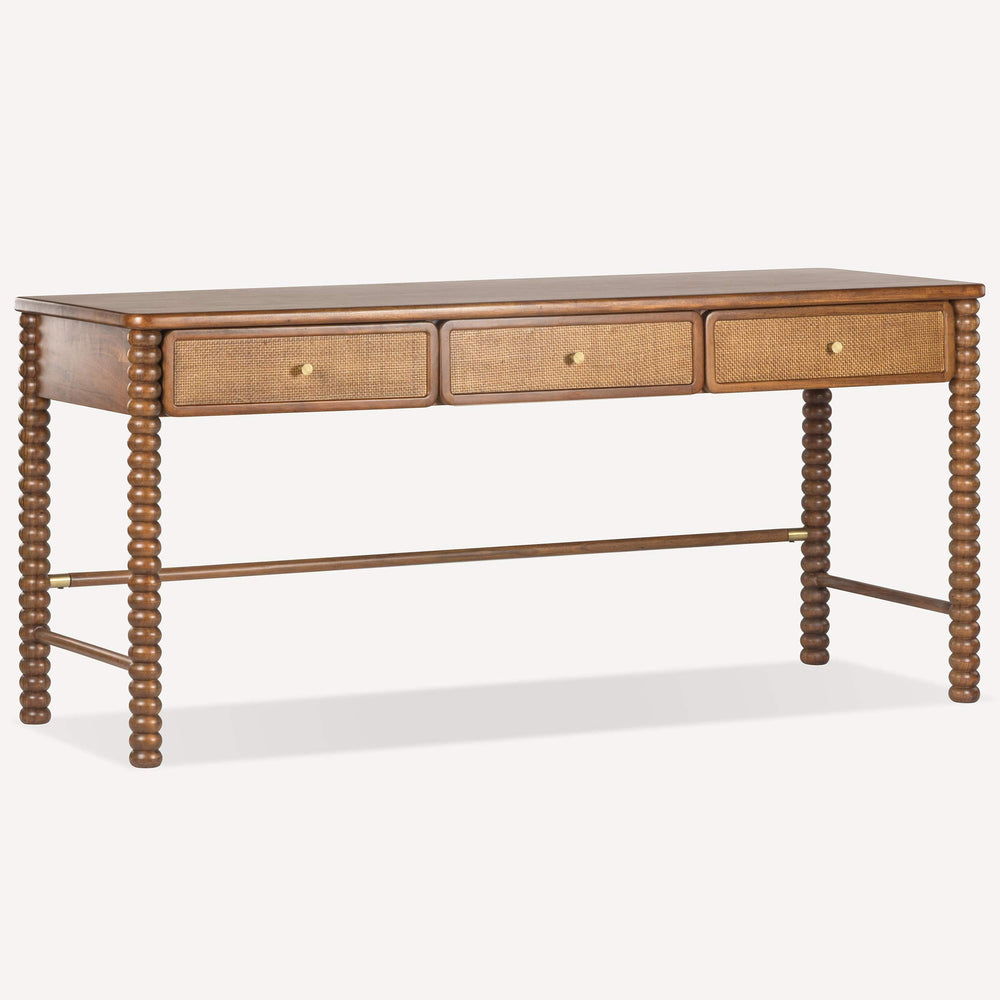 Twist Desk, Mellow Bourbon-Furniture - Office-High Fashion Home