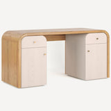 Liam Desk, Natural-Furniture - Office-High Fashion Home