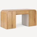 Liam Desk, Natural-Furniture - Office-High Fashion Home