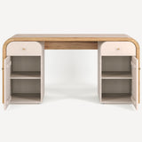 Liam Desk, Natural-Furniture - Office-High Fashion Home