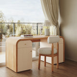 Liam Desk, Natural-Furniture - Office-High Fashion Home