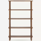 Twist Bookcase, Mellow Bourbon-Furniture - Storage-High Fashion Home