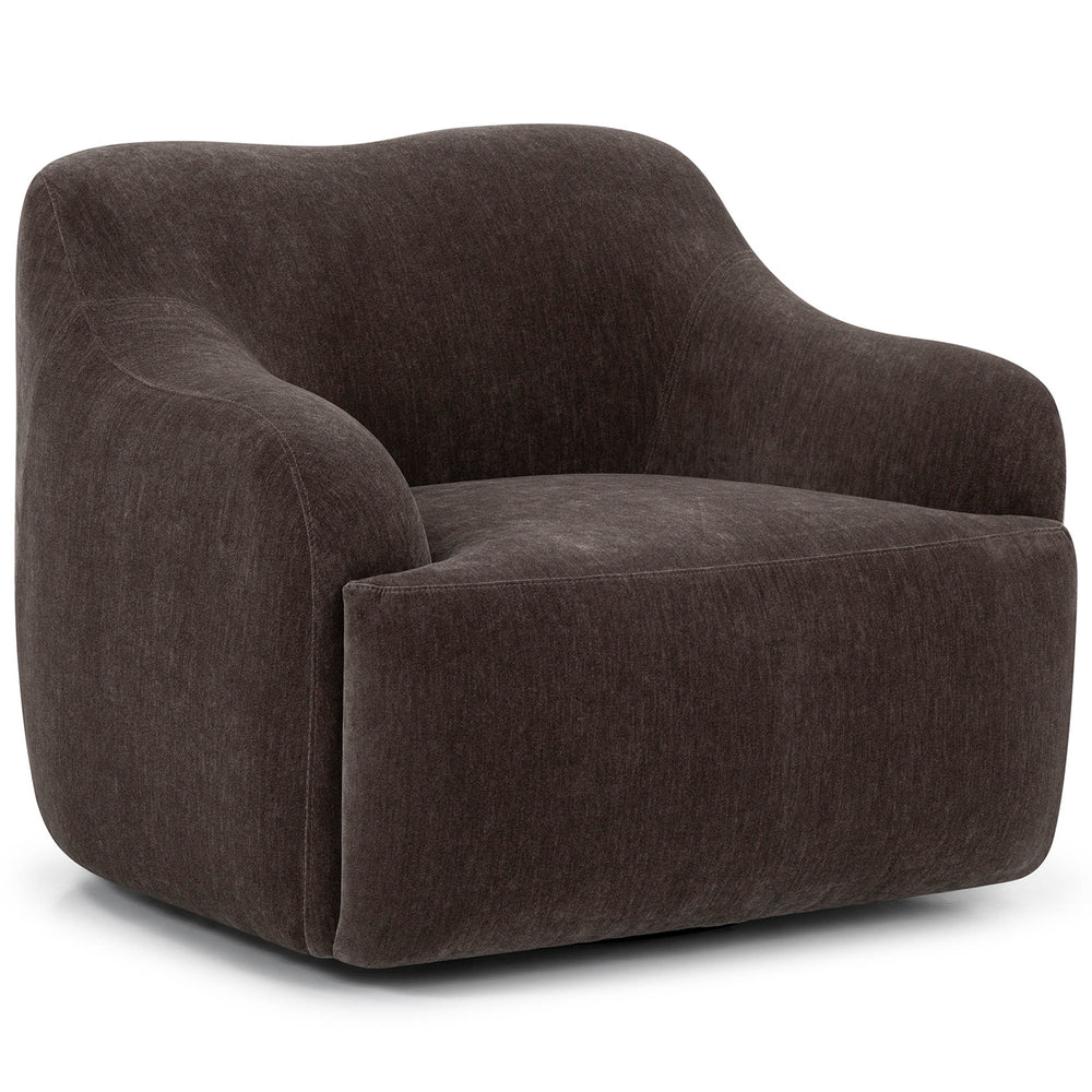 Orla Swivel Chair, Taupe