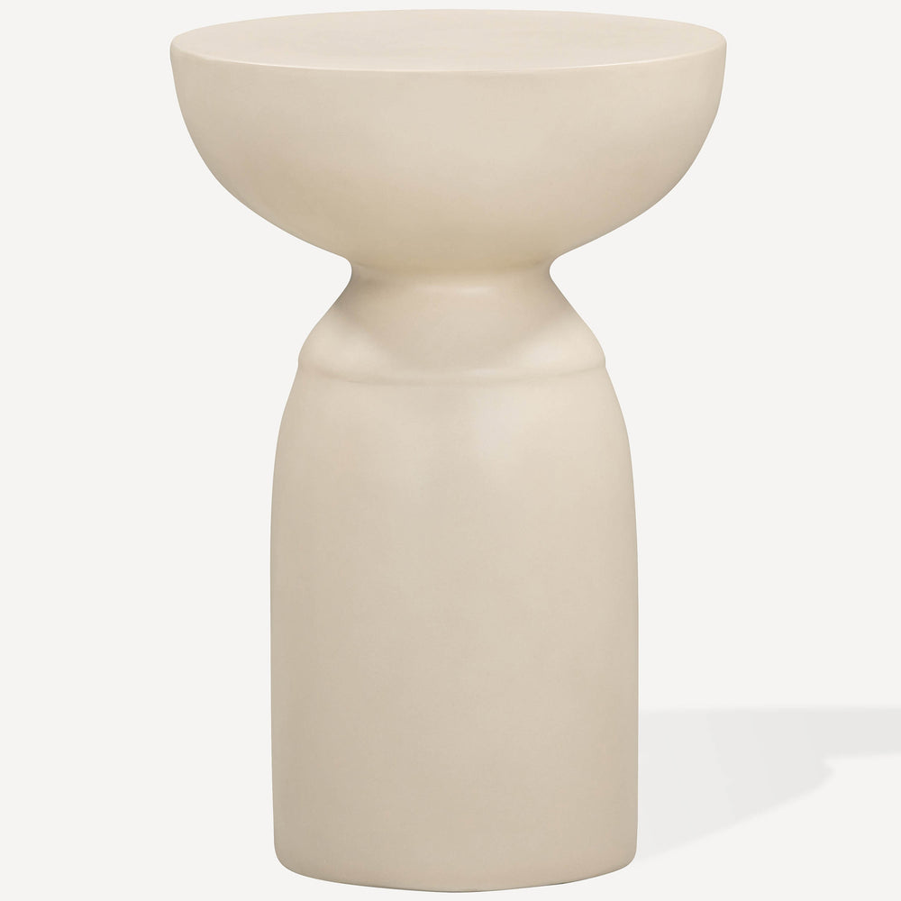 Echo End Table, Off-White