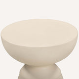 Echo End Table, Off-White