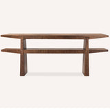 Keystone Large Console, Light Walnut