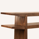 Keystone Large Console, Light Walnut