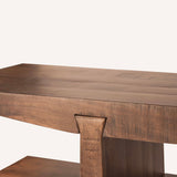 Keystone Large Console, Light Walnut