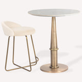 Circo Counter Table, Brass
