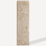 Delta Side Tables, Travertine