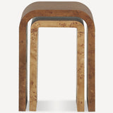 Liam Burl Nesting Side Table Set, Burl