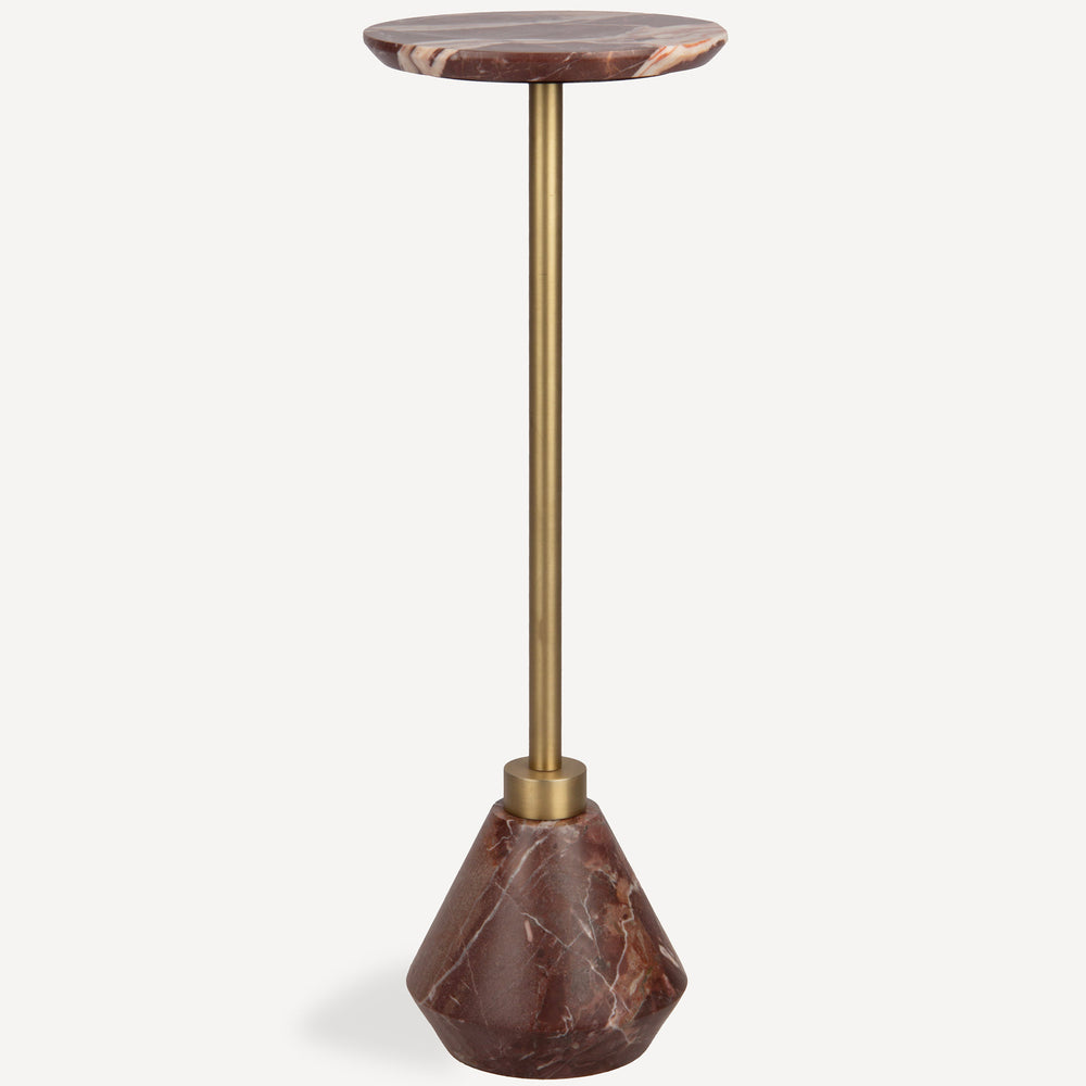 Levi Drink Table, Red Levanto