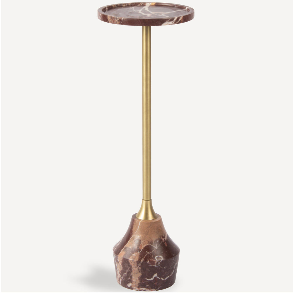 Noah Drink Table, Red Levanto