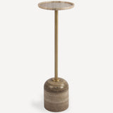 Cera Drink Table, Morcana Brown