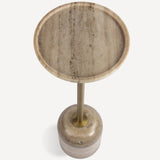 Cera Drink Table, Morcana Brown