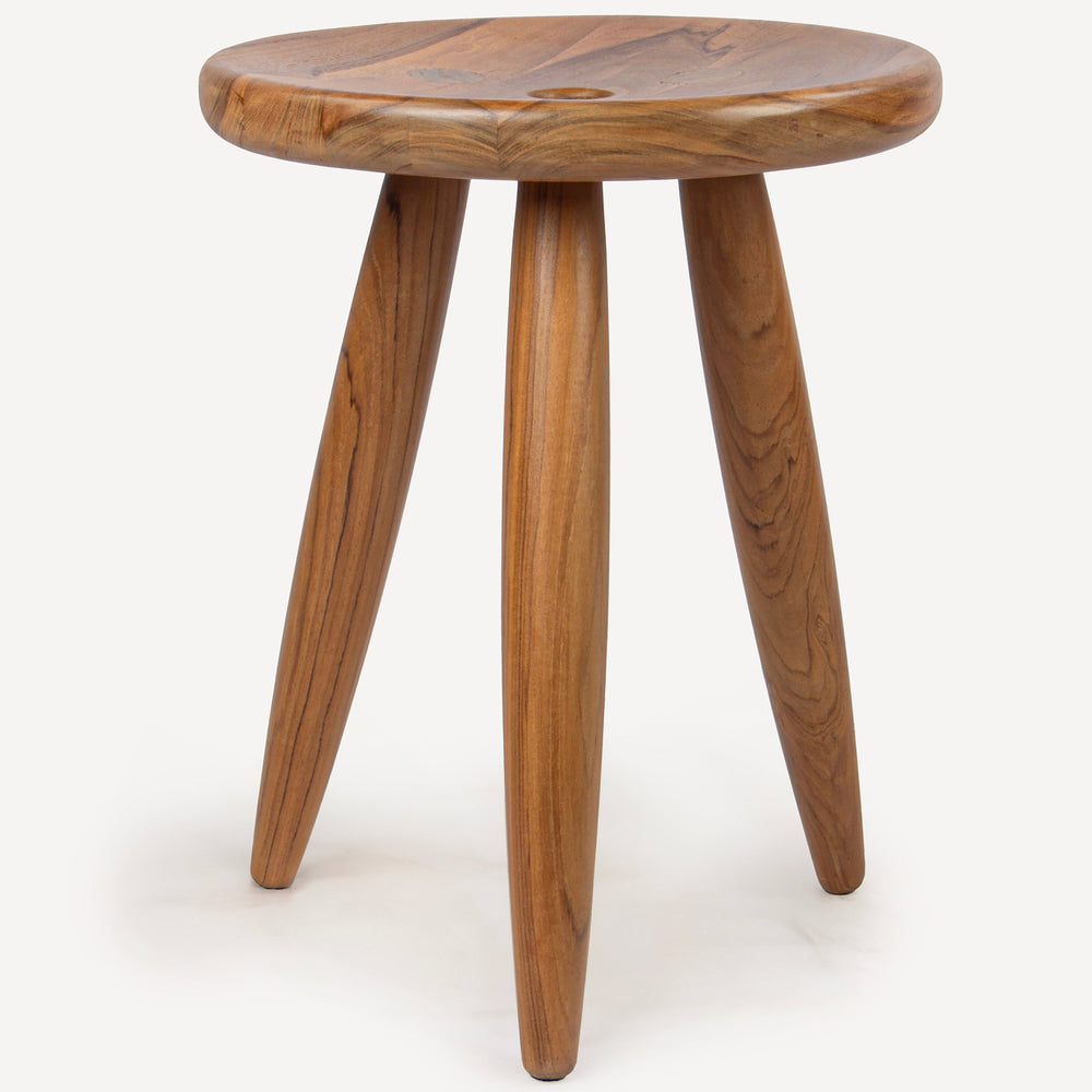 Triton Bath Stool, Brown